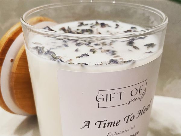 "Time To Heal" Soy candle