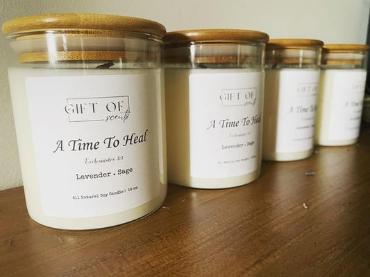 "Time To Heal" Soy candle