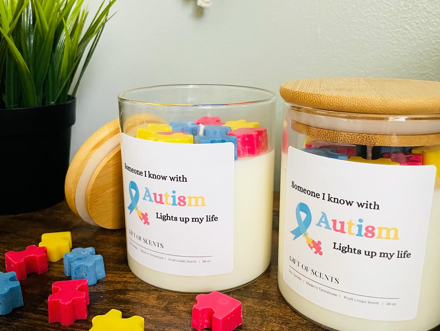 Autism Awareness Soy Candle