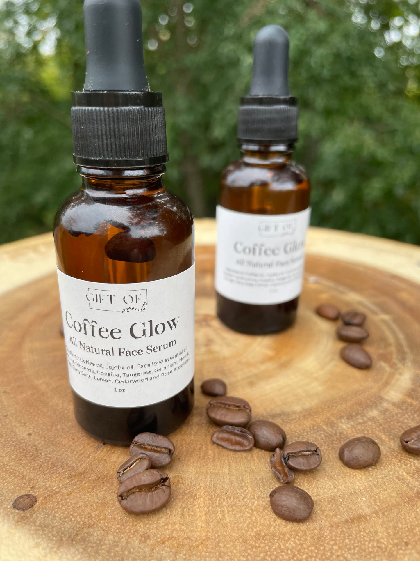 Coffee Glow All Natural Face Serum